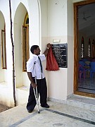 Babu unveiling the Kinley Bell plaque th